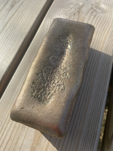 Lingot bronze l - de, l’etain