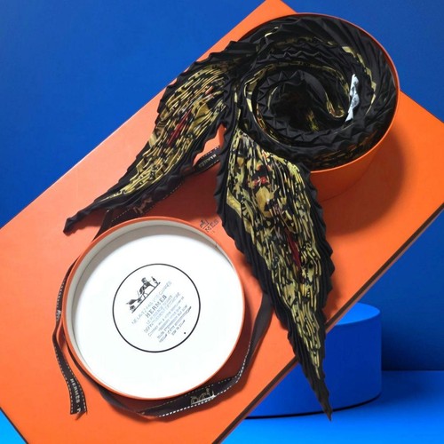 Foulard plissé hermes - plissé,