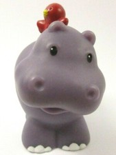 Fisher Price Little People Male Hippo Animal Figure Noah's Ark Zoo Mattel 2004