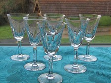 6 verres a vin blanc en
