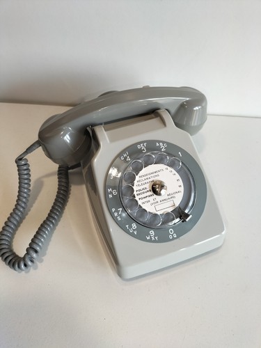 Telephone fixe cadran - telephone,