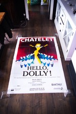HELLO DOLLY MUSICAL CHATELET French Vintage Concert Poster Original 1992