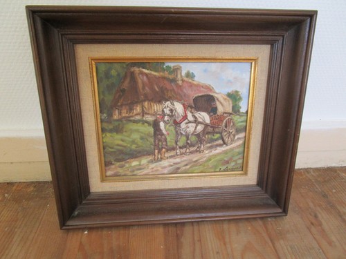 Huile sur toile originale la - huile,