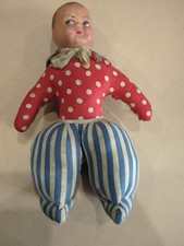 Ancien poupon corps en tissu.    Ancien  à restaurer