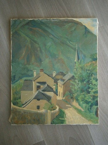 Peinture huile sur toile - huile,