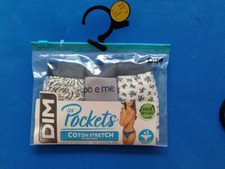 Pack 3 strings femme DIM coton