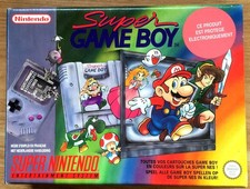 ADAPTATEUR SUPER GAME BOY - BOÎTE VIDE ORIGINALE NINTENDO SNES PAL FAH - GAMEBOY