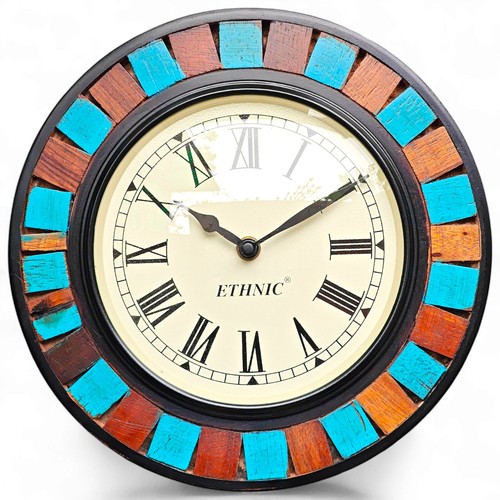 Horloge murale bois - bois, fait