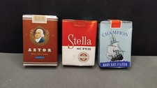 Lot de 3 paquets de cigarettes vides RARES  (Anciens - vintage)