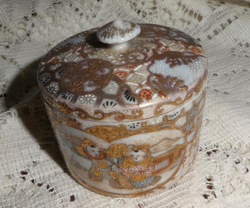 Antique asian porcelain brown - antique,