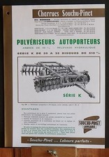 ▬► Prospectus Pulvérisateur Autoporteur SOUCHU PINET Série K   someca massey