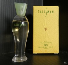 MINIATURE DE PARFUM  VINTAGE TALISMAN   BALENCIAGA    EAU TRANPARENTE