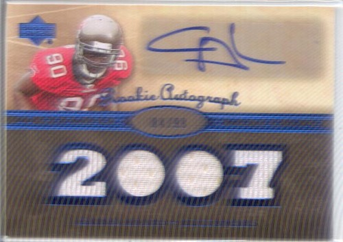 Gaines adams rookie - rookie, auto