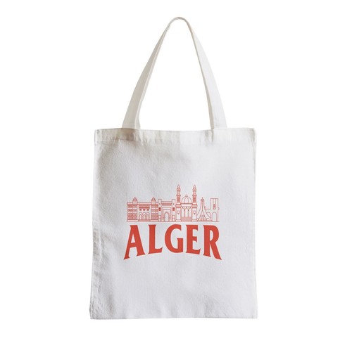 Sac tissu alger minimalist - tissu,