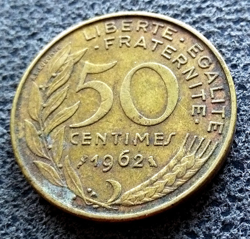 Monnaie france centimes - 50,