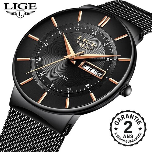 Montre homme extra - plate, fine