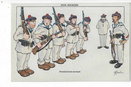 Illustration marine signee - marine,