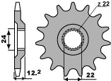 Zębatka przednia pbr - przednia, jtf1125