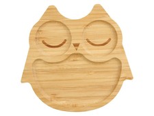 Assiette en bambou pour