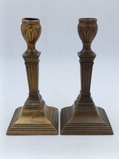 Paire de bougeoirs anciens