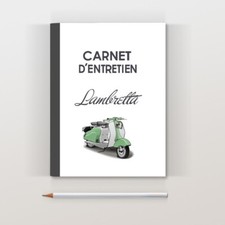 Carnet entretien lambretta - carnet,