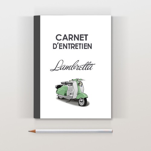 Carnet entretien lambretta - carnet, d'entretien