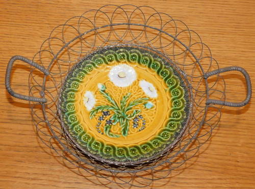 Ancien assiette panier - assiette,