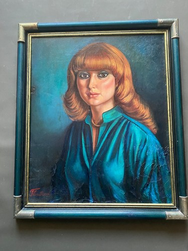 Huile sur toile par - huile,