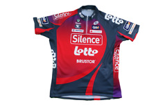Maillot cyclisme vintage Vermarc Lotto Skoda UCI Silence Q8