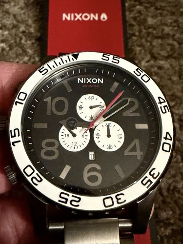 Nixon chrono black - black, /
