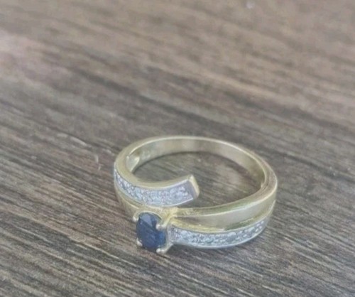 Bague 14k 585 saphir - bague,