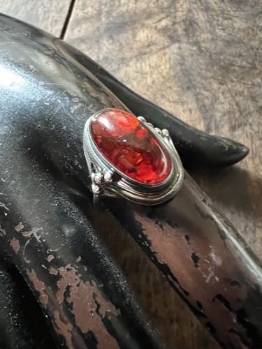 Bague style art nouveau argent - bague,