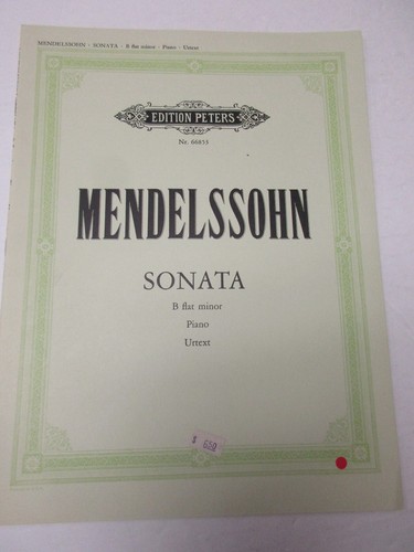 Mendelssohn sonata flat - mendelssohn,
