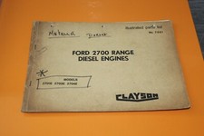 (227A) Parts List CLAYSON FORD