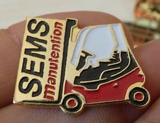 PIN'S CHARIOT ELEVATEUR CLARK SEMS MANUTENTION