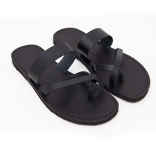 Sandales tongs hommes cuir - tongs,