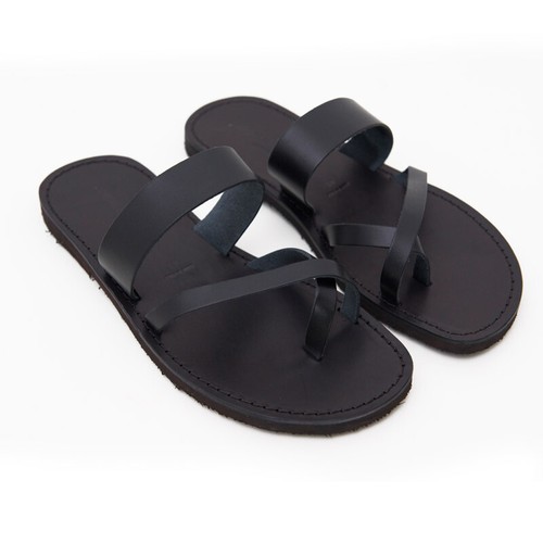 Sandales tongs hommes cuir - sandales,