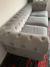 canapé velours chesterfield très bon état
