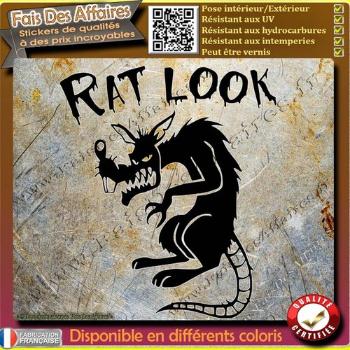 Sticker autocollant rat - autocollant, look