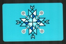 ITUNES Earbud Snowflake ( Blue
