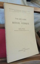 Renou Louis Vocabulaire du