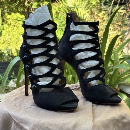 Alaia black suede strappy - alaia,