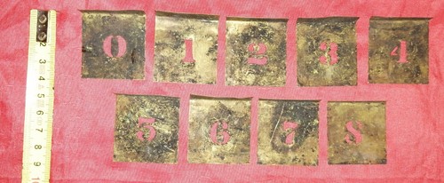 Ancien jeu complet pochoirs - , en