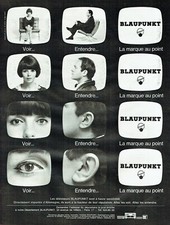 Publicité Advertising 049  1965   Blaupunkt  téléviseurs  meubles stéréo