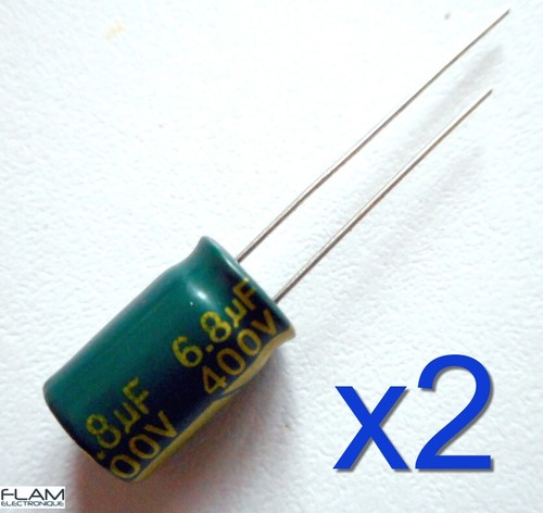 Condensateur 400v 8uf - 2x,