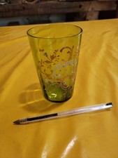 Gobelet Verre Émaillé Vert