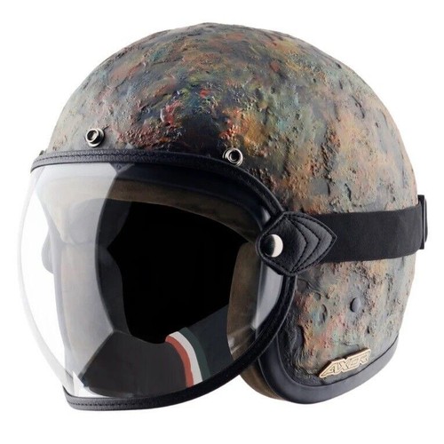 Casque moto axor retro jet - ",