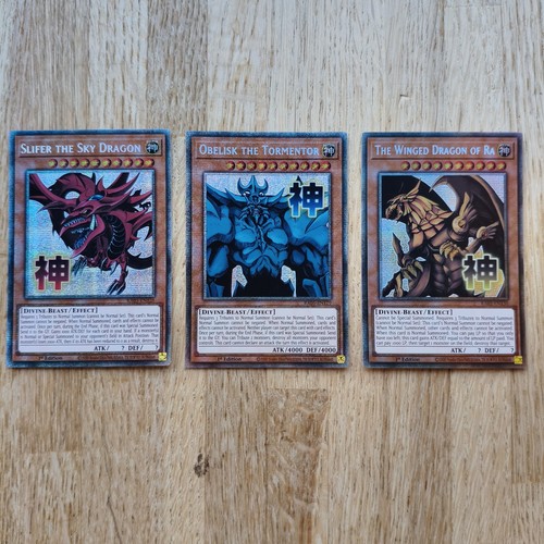 Yugioh egyptian god set - yugioh,