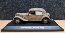 ATLAS Véhicule Miniature, CITROEN Traction 11 BL Militaire de 1940, Ech : 1/43.