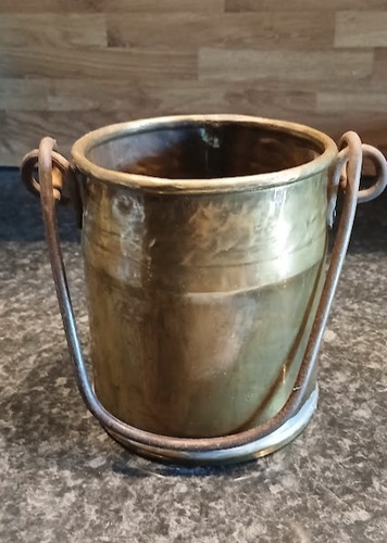 Ancien petit seau cuivre - petit,